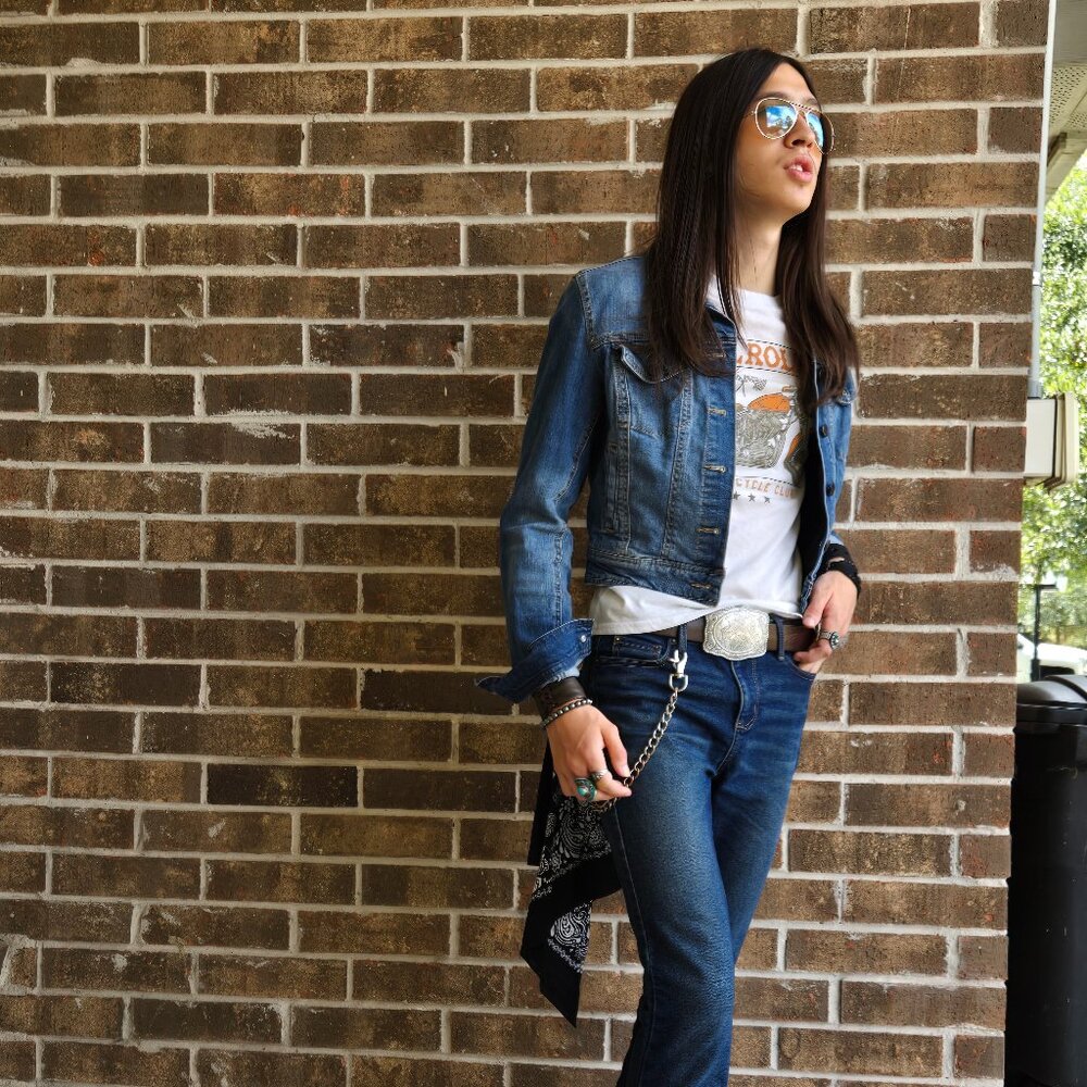 Unisex- Stone Washed Denim Jacket
